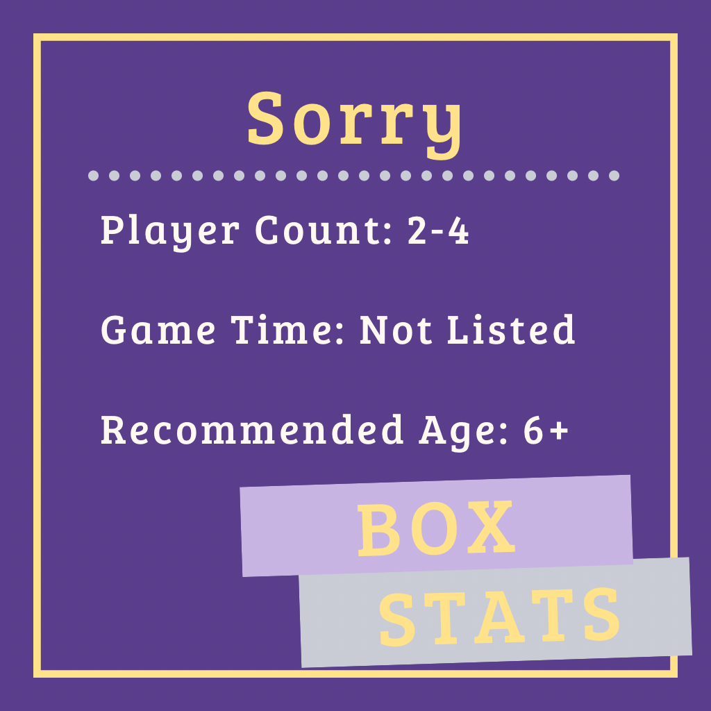 Box Stats Player Count: 2-4 Game Time: Not Listed Recommended Age: 6+